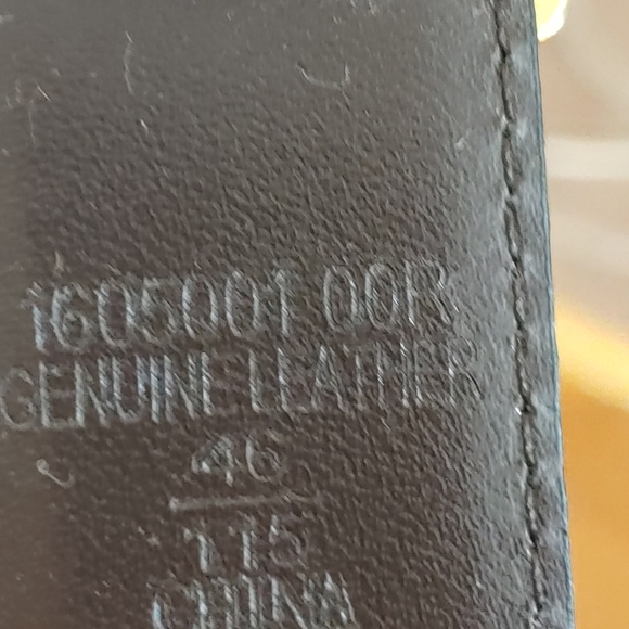 Black Leather Belt Mens - Picture 4 of 4